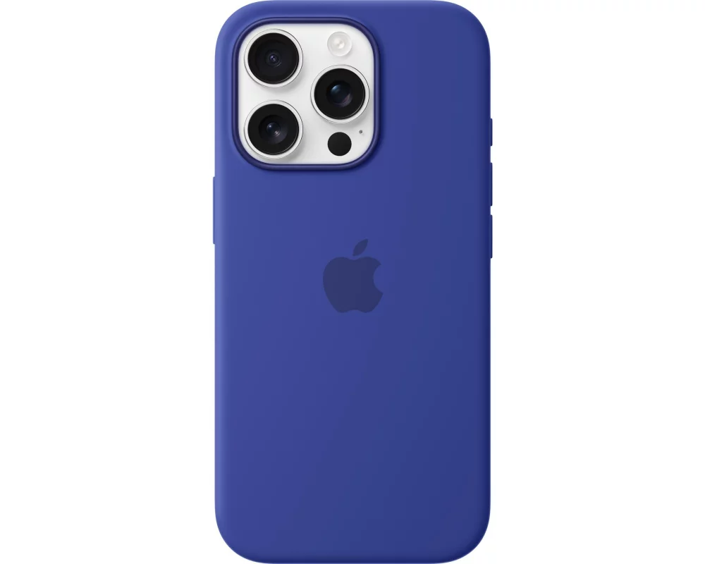 Apple Silicone Case mit MagSafe iPhone 16 Pro Ultramarin