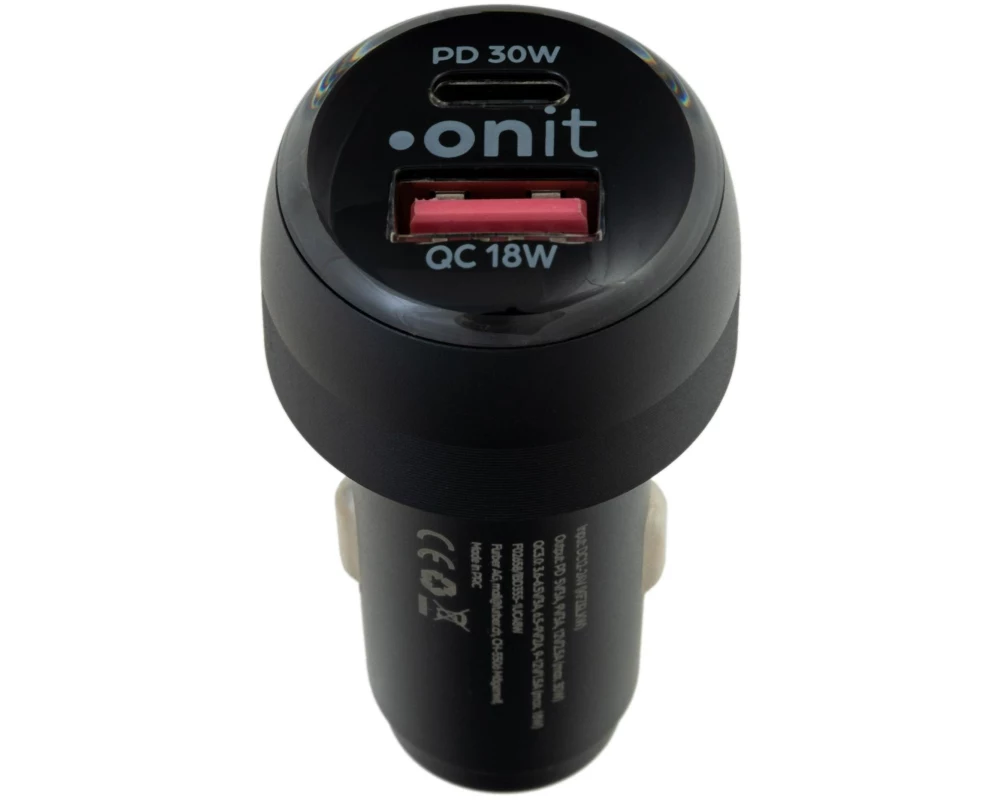 onit Autoladegerät Dual 48 W PD