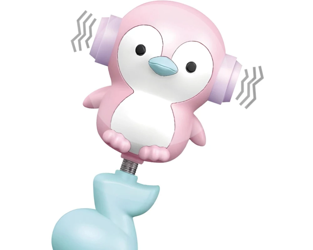 Meili Seifenblasen Magic Bubble Squeaky Penguin Stick assortiert