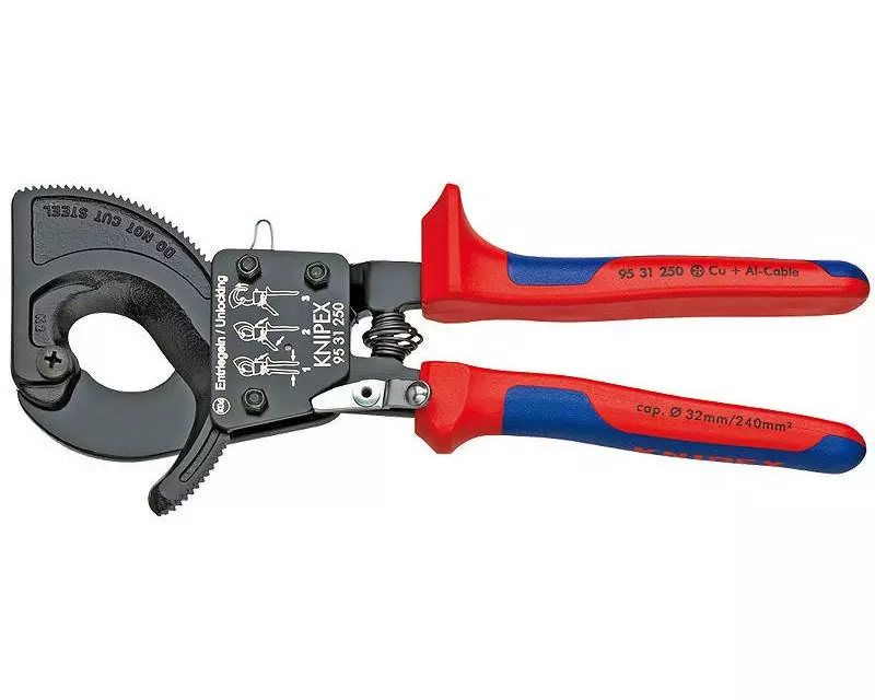 Knipex Kabelschneider 250 mm Ratschenprinzip