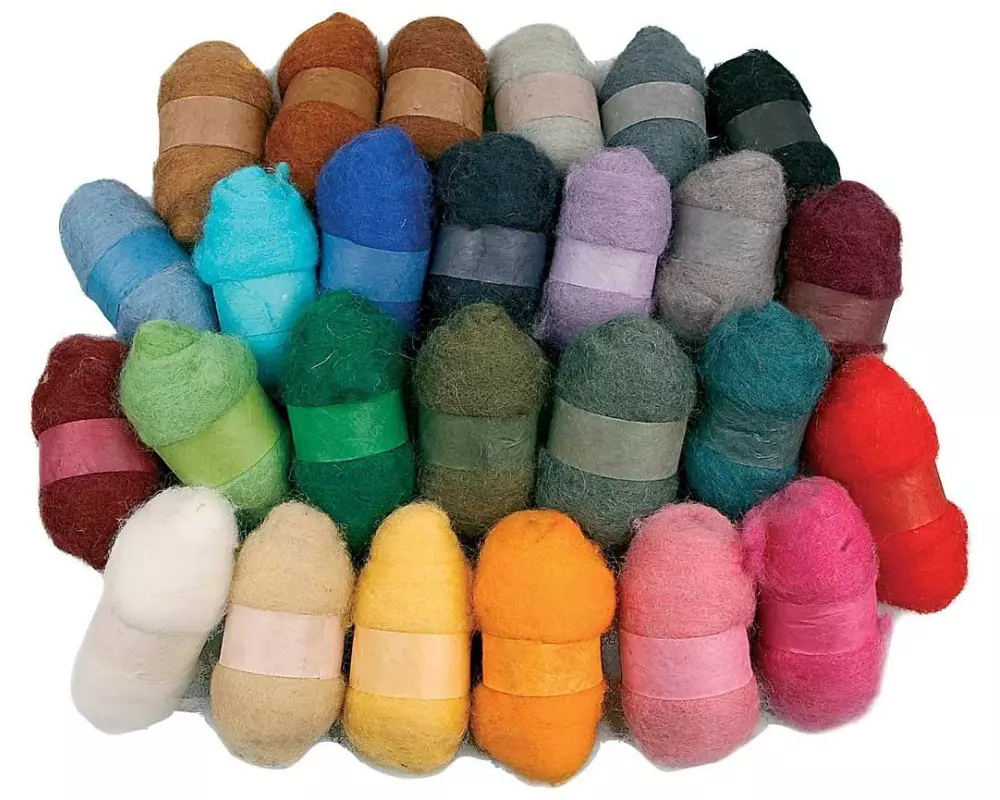 Creativ Company Wolle 26 x 25 g, Mehrfarbig