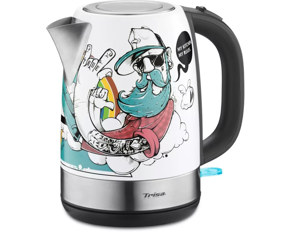 Trisa Wasserkocher Street Art 1.7 l, Mehrfarbig