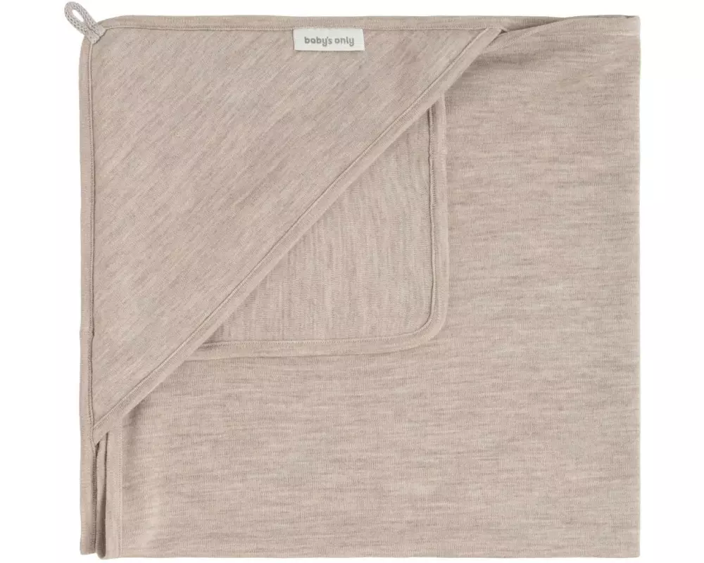 baby's only Einschlagdecke Merino Fine Meadow, Ecru