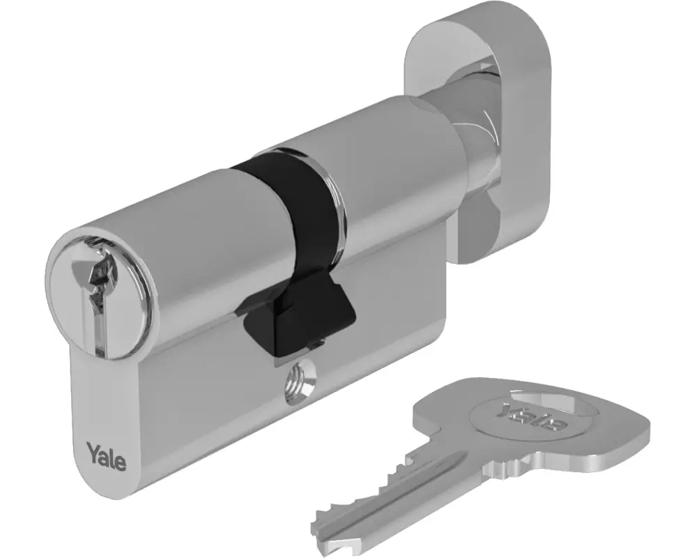 Yale Knaufzylinder 500 plus, 30/30, Nickel sat. Standard Security