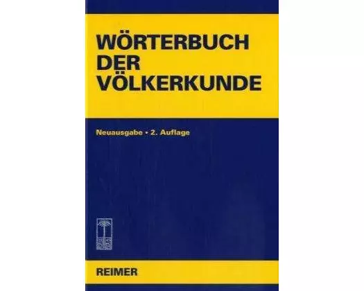 Wörterbuch der Völkerkunde