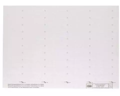 Elba Zubehör Hängeregister Beschriftungsschildchen Weiss