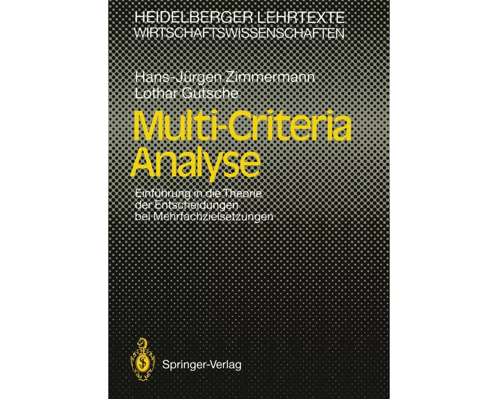Multi-Criteria Analyse
