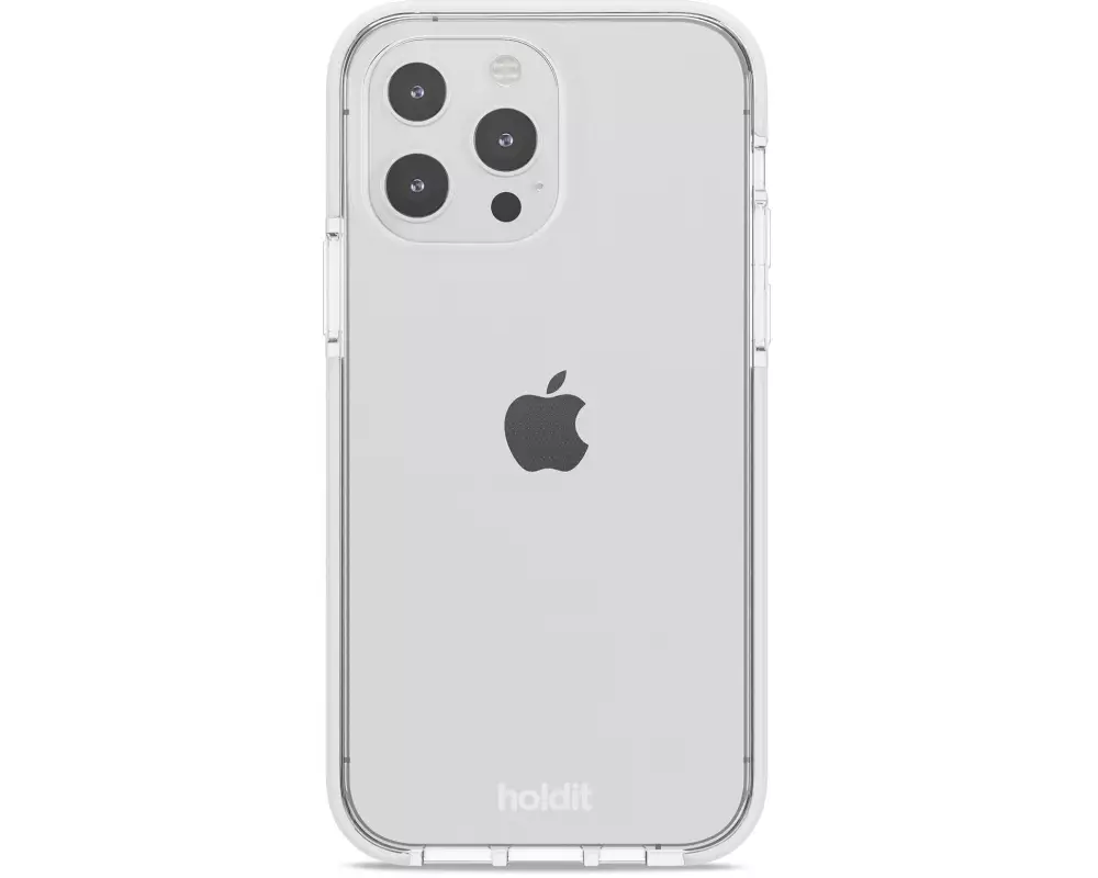 Holdit Back Cover Seethru iPhone 13 Pro Max Weiss