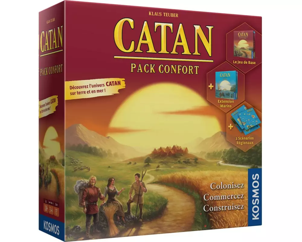 Kosmos Familienspiel Catan Pack Confort