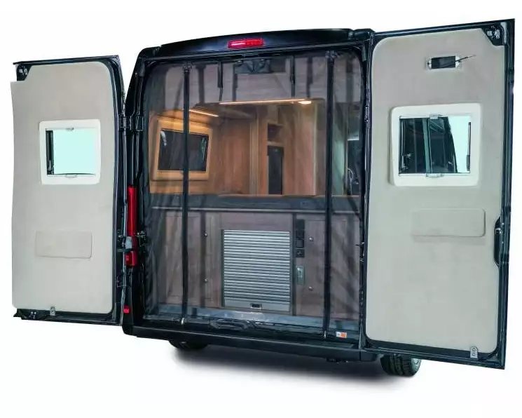 Van Quito Moskitonetz im Heck