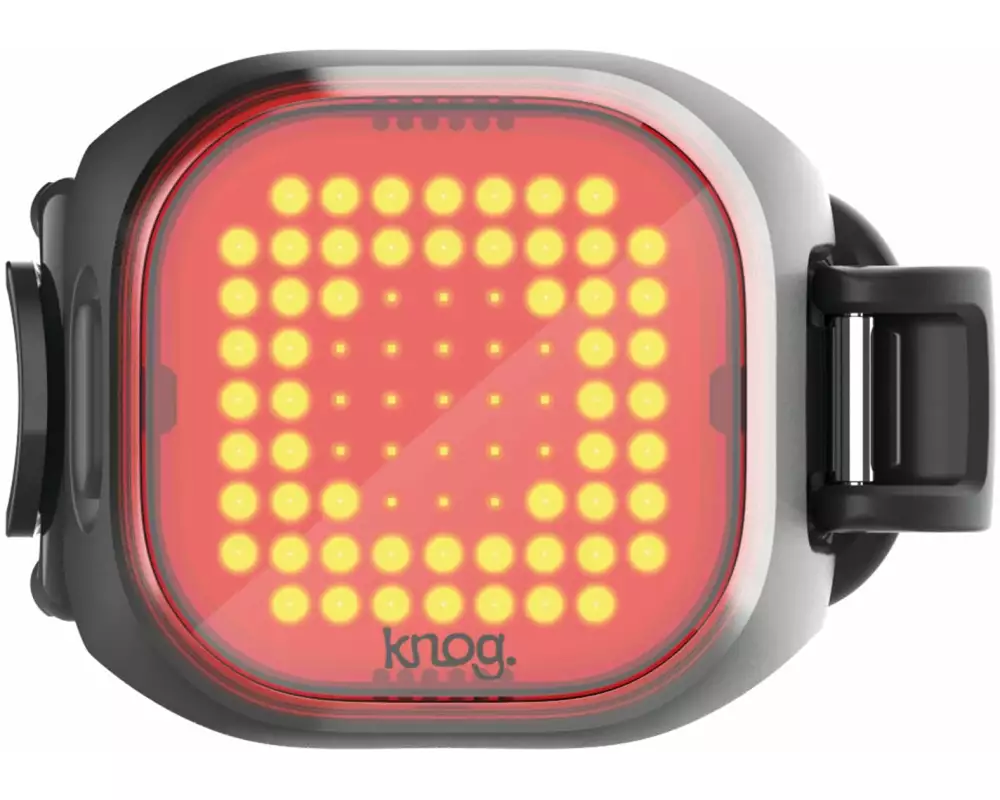 knog. Velolampe Blinder Mini Square Rücklicht, Schwarz