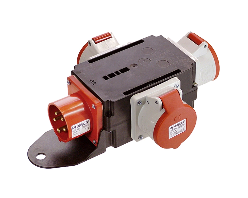 BACHMANN CEE-Adapter CEE 400 V/16 A, 3x16A 5p400V, IP44