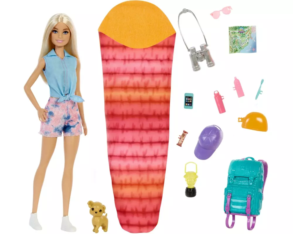 Barbie Spielset Camping mit Malibu Puppe