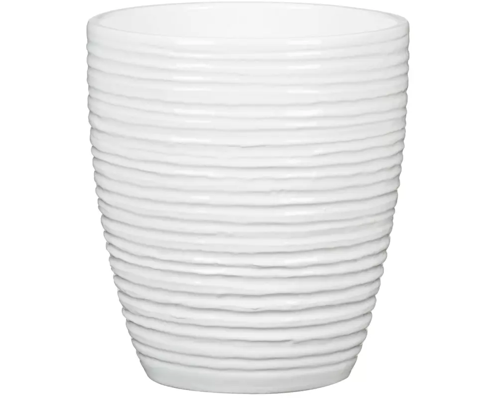 scheurich Blumentopf Alaska 12.6 cm, Weiss