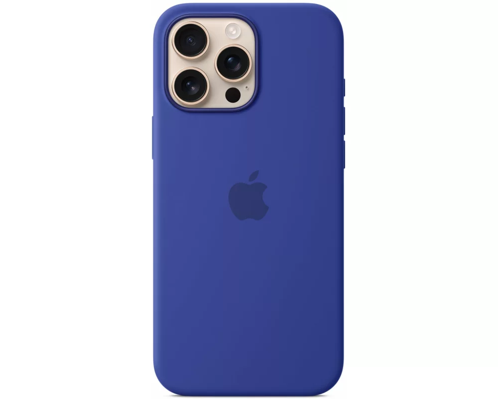 Apple Silicone Case mit MagSafe iPhone 16 Pro Max Ultramarin