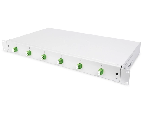 1U FO SPLICE BOX 6X LC DX