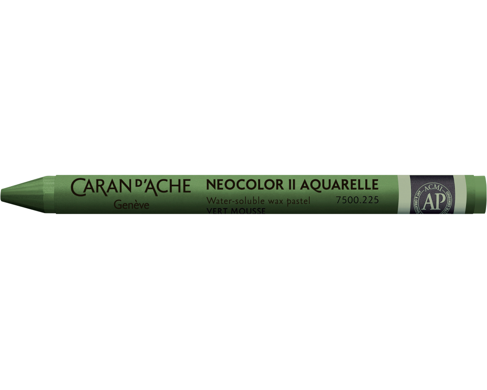 CARAN D'ACHE Wachsmalkreide Neocolor II 7500.225 moosgrün