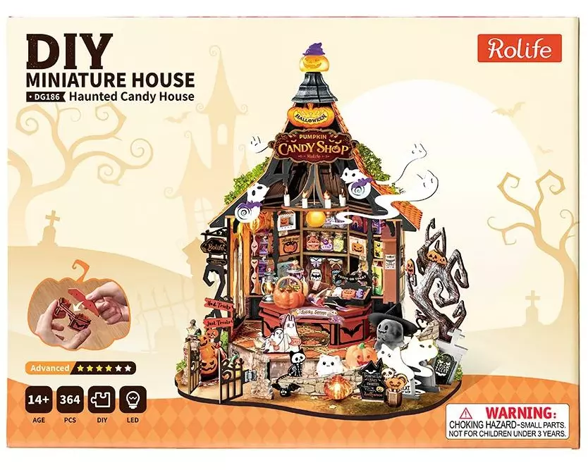 Rolife Rolife Haunted Candy House Holz