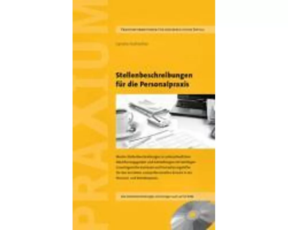 Stellenbeschreibungen für die Personalpraxis