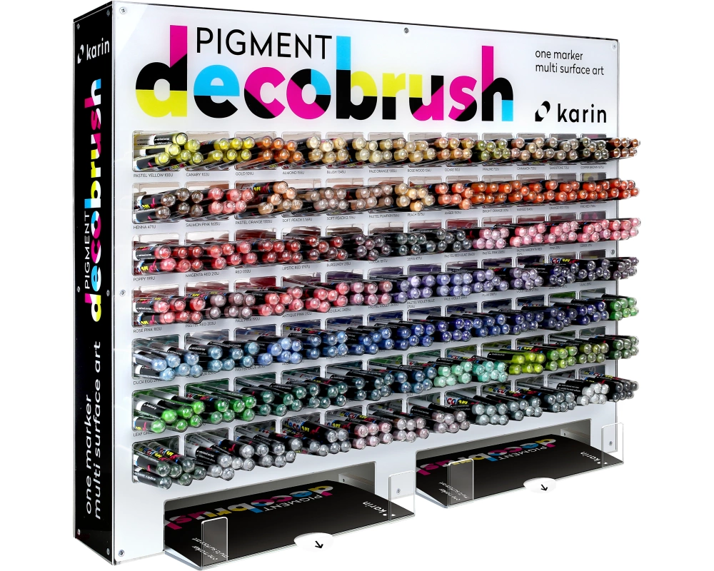 KARIN Pigment Deco Brush 29C11 Display 504 Stk.