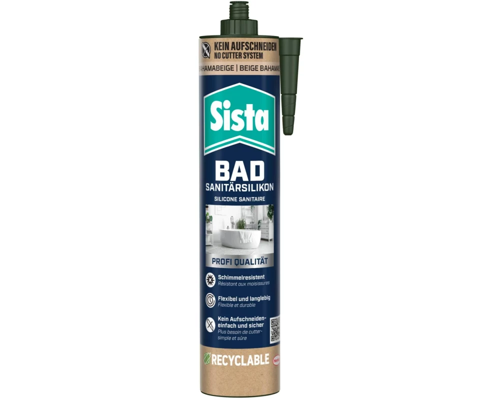 Sista Bad Sanitärsilikon 280 ml, Beige