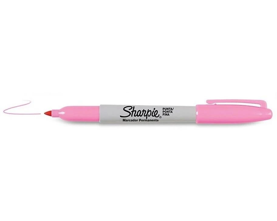 Sharpie Permanentmarker Rosa, 12 Stück