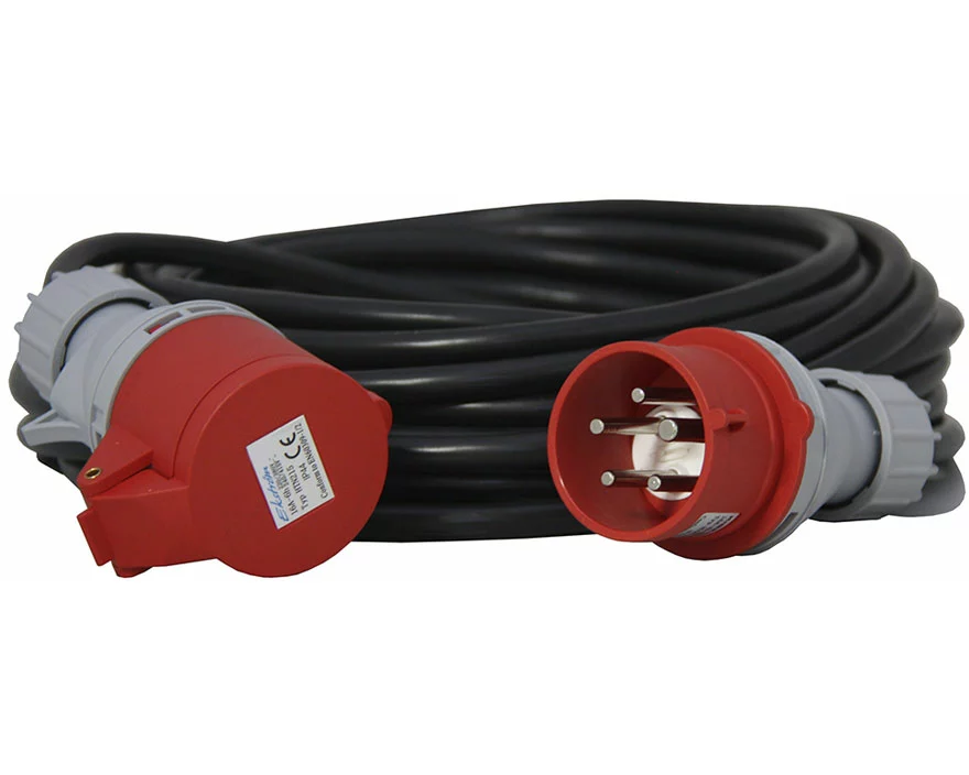 Ekström Verlängerungskabel PVC Kabel 5x1.5mm2, 16A, 20 Meter