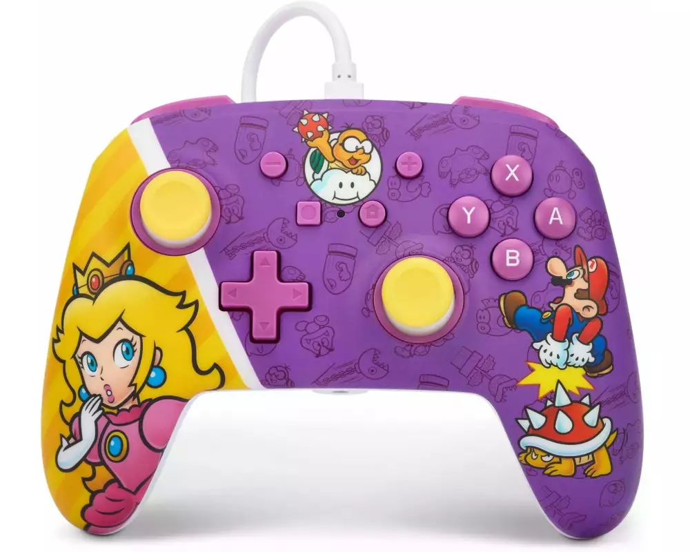 Power A Enhanced Wired Controller Princess Peach Battle