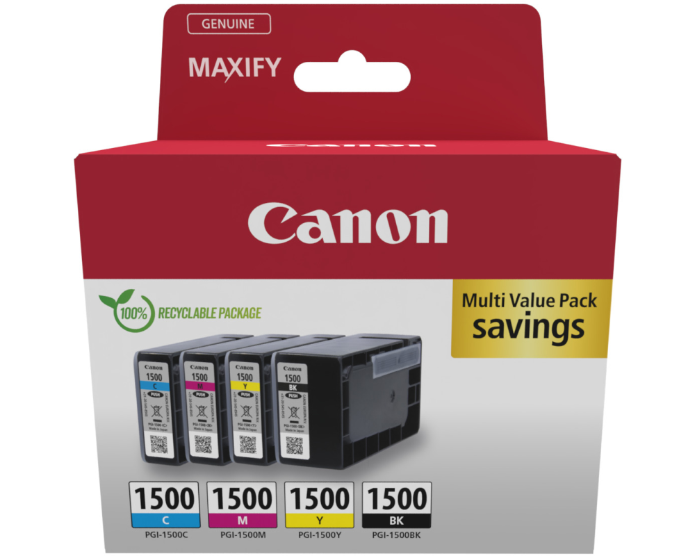 Ink/PGI-1500 BK/C/M/Y MULTI
