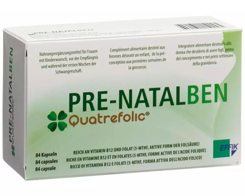 Natalben Pre-Natalben Quatrefolic 84 Kapseln