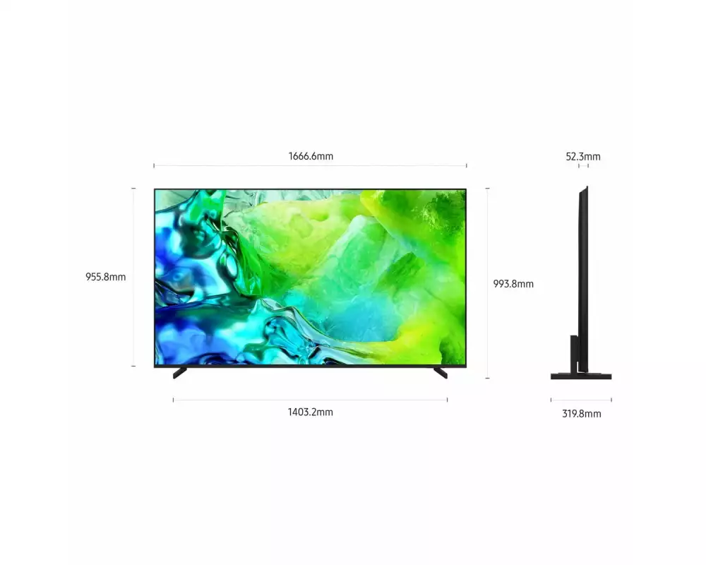 Samsung TV QE75QN80H 75", 3840 x 2160 (Ultra HD 4K), QLED