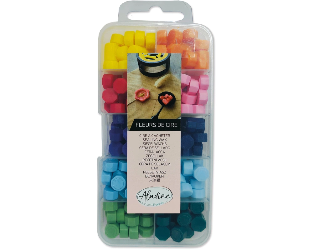 ALADINE Wachsbox 72497 bunt 10 Farben
