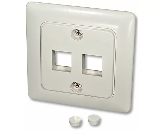 LINDY Wall Box DE for 2 Keystone modules