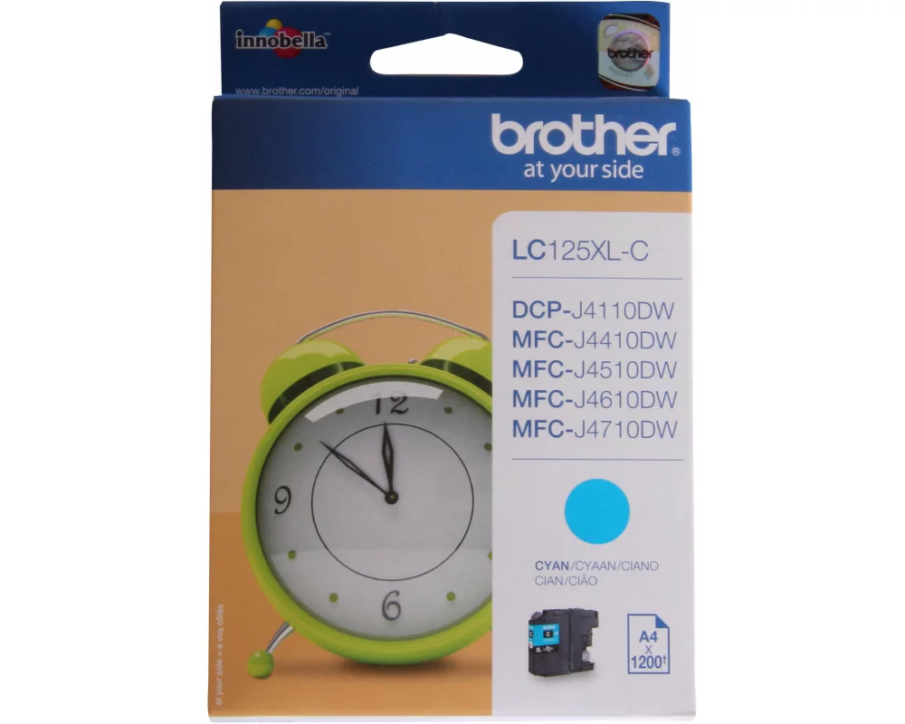 Brother Tinte LC-125XLC Cyan