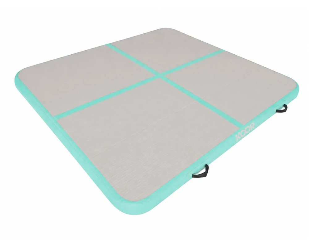 KOOR Gymnastikmatte Airtrack 200 x 200 x 10 cm