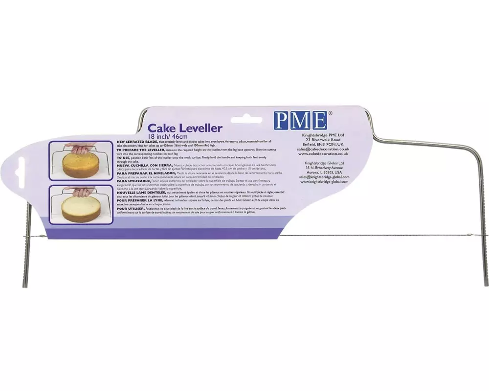 PME Tortenbodenschneider Silber, 46 cm