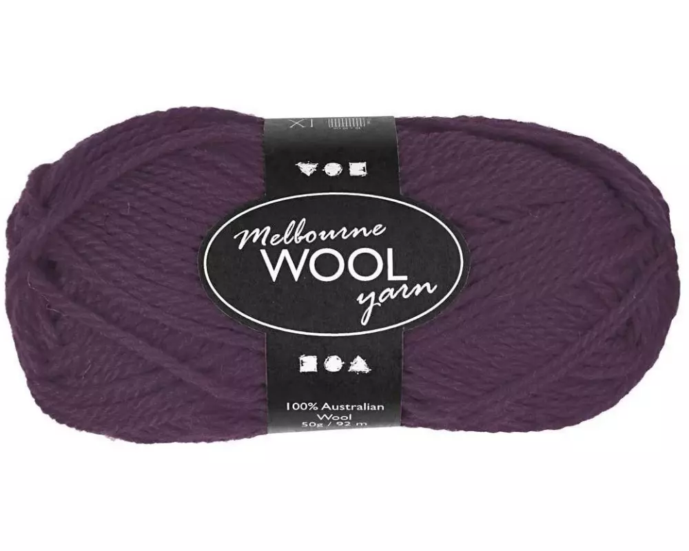 Creativ Company Wolle Melbourne Violett