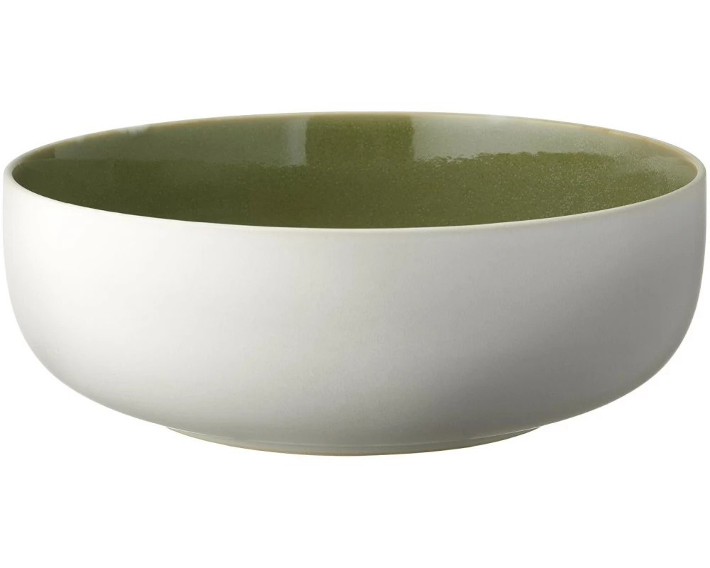 Studio Round Schale North 25 cm, 1 Stück, Dunkelgrün shiny