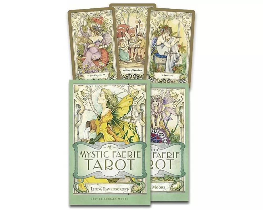 Mystic Faerie Tarot Cards [With 312 Page Book and 78 Card Deck]