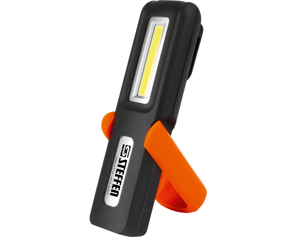 STEFFEN Handleuchte LED Worklight 65 00165 schwarz, Akku, 3W