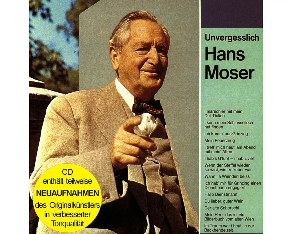 Unvergesslich Hans Moser (Enthlt Re-Recor