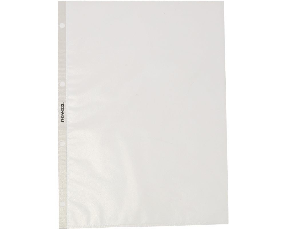 NOVOOO Zeigetasche PP 80my A4 070-5449-022 transparent, genarbt 25 Stk.