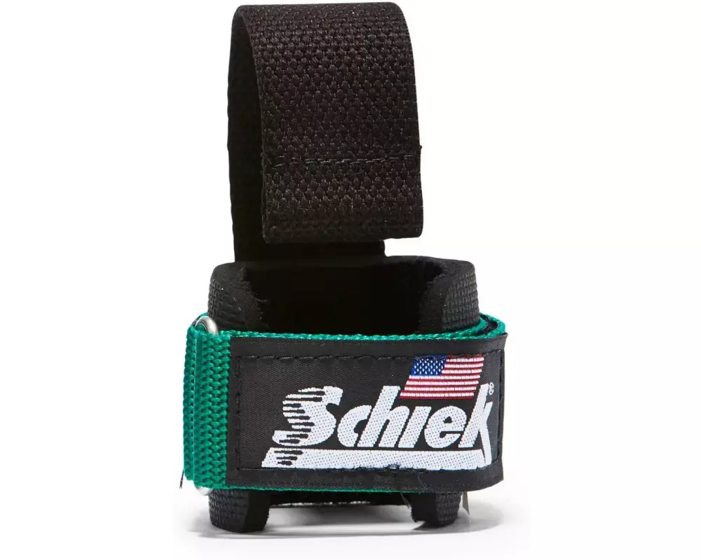 Schiek Sports Deluxe Powerlifting Zughilfen, Grün One Size