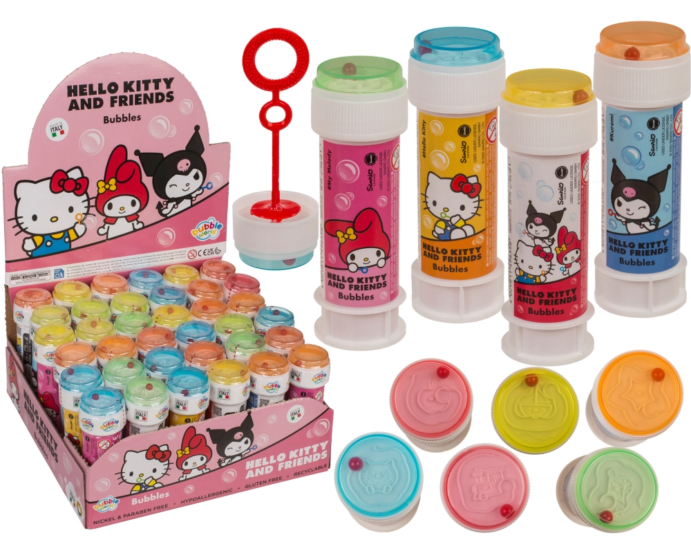 KOOLKIDZ Seifenblasen 60ml 3062864 4 assortiert, Hello Kitty
