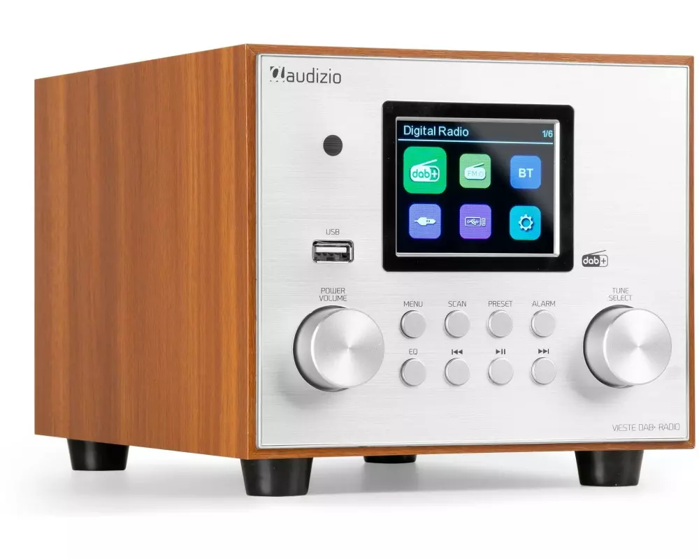 Audizio DAB+ Radio Vieste Silber