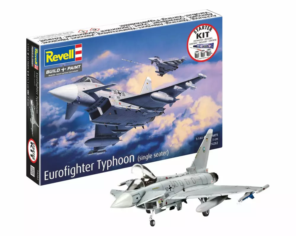 Revell Starter Kit Eurofighter Typhoon (single seater) 1:144