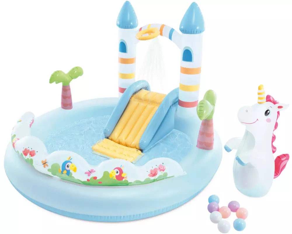 Intex Planschbecken Unicorn Castle Play Center
