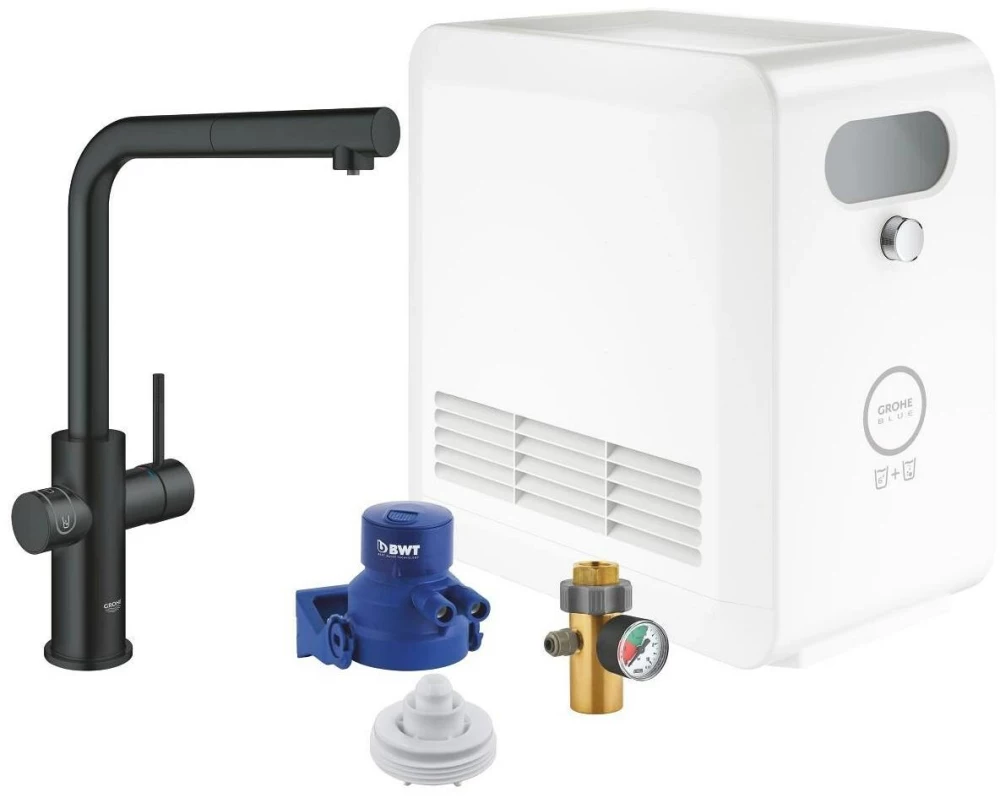 GROHE Küchenarmatur Blue Professional L-Auslauf herausziehbar