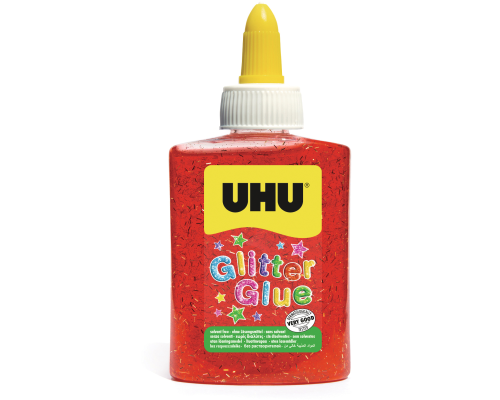 UHU Glitter Glue 49920 rot