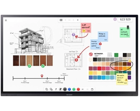 Sharp NEC Display PN-LA752 1905 mm LCD Digital Signage Display